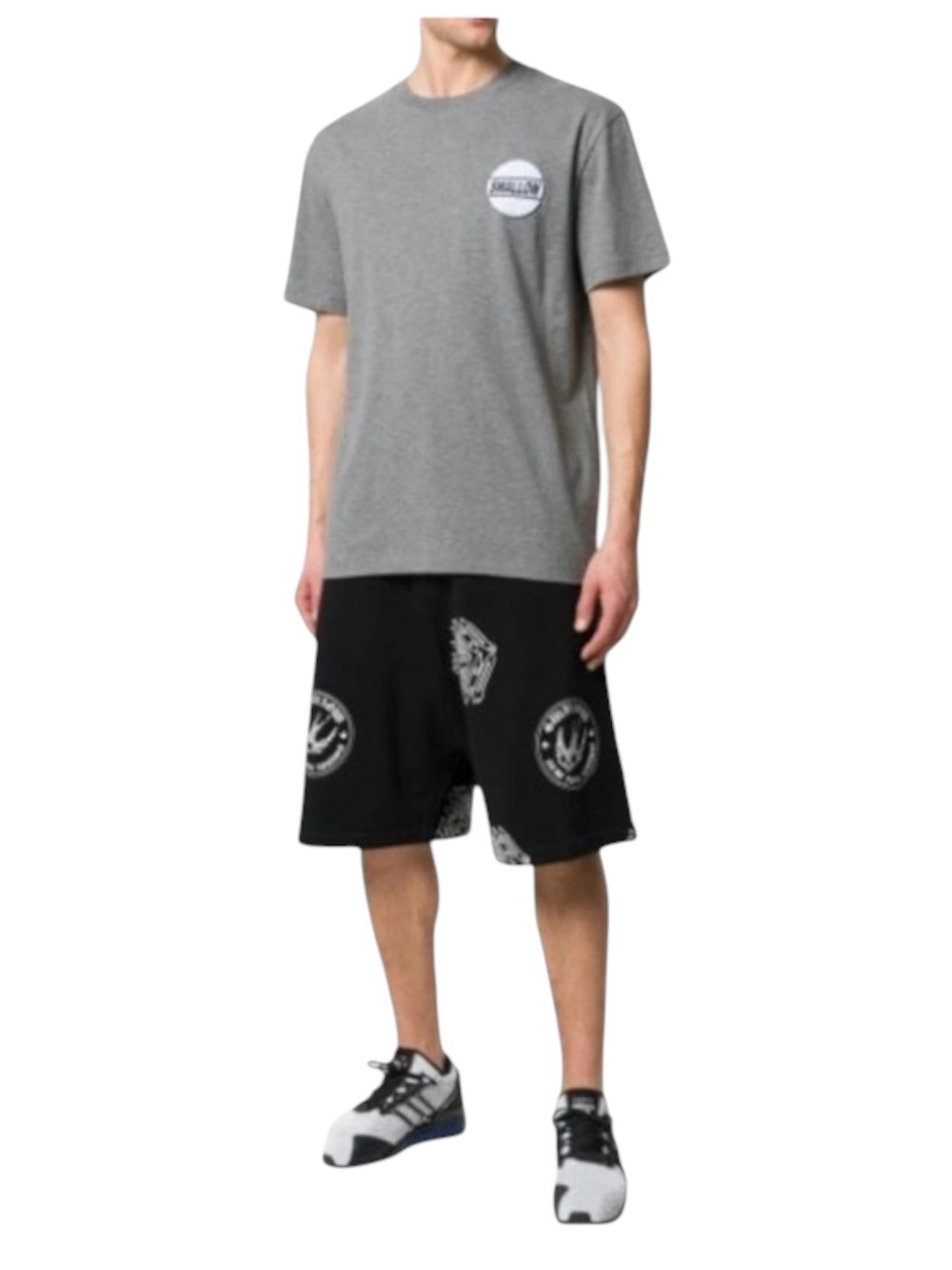 new McQ โข Alexander McQueen โ
Swallow Graphic Tee T Shirt โ
Heather Grey โ
Large - Picture 12 of 16
